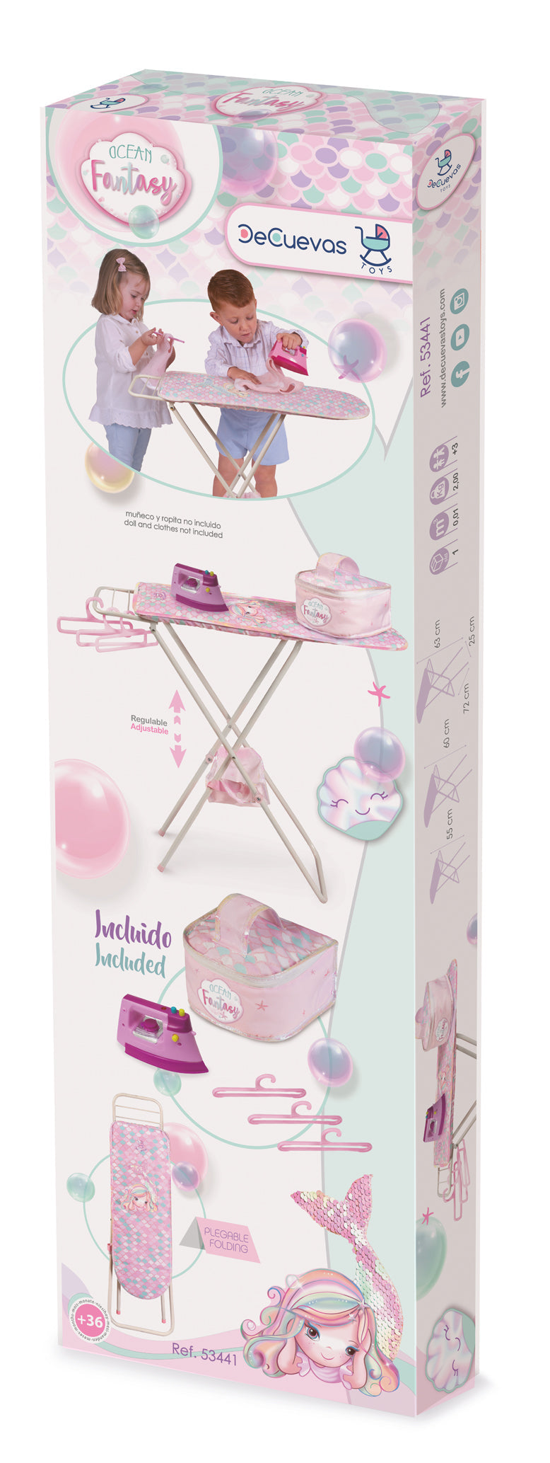 53441 Folding Iron Board  Mermaid Collection