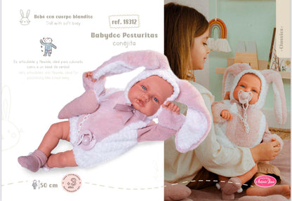 18312 Babydoo Bunny with Skeleton Mechanism