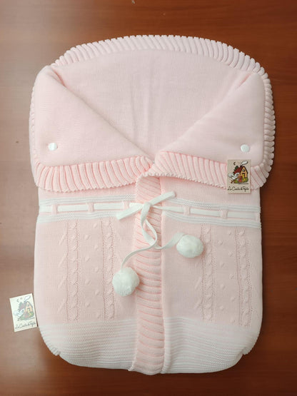 2985  Pink  Pompom Sleeping Bag
