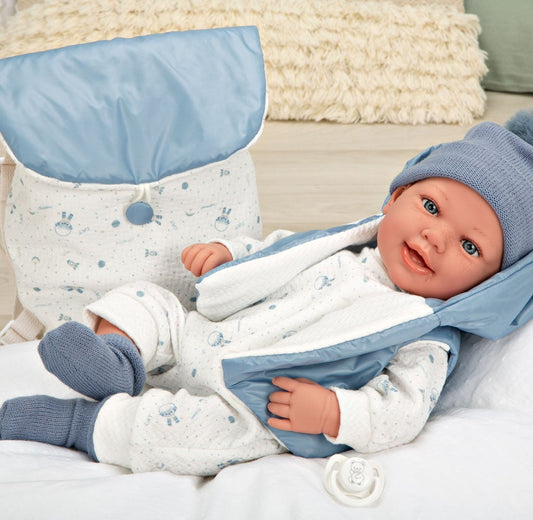 65377 Adi Blue Elegance Doll  (WEIGHTED DOLL)