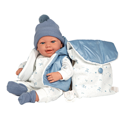 65377 Adi Blue Elegance Doll  (WEIGHTED DOLL)