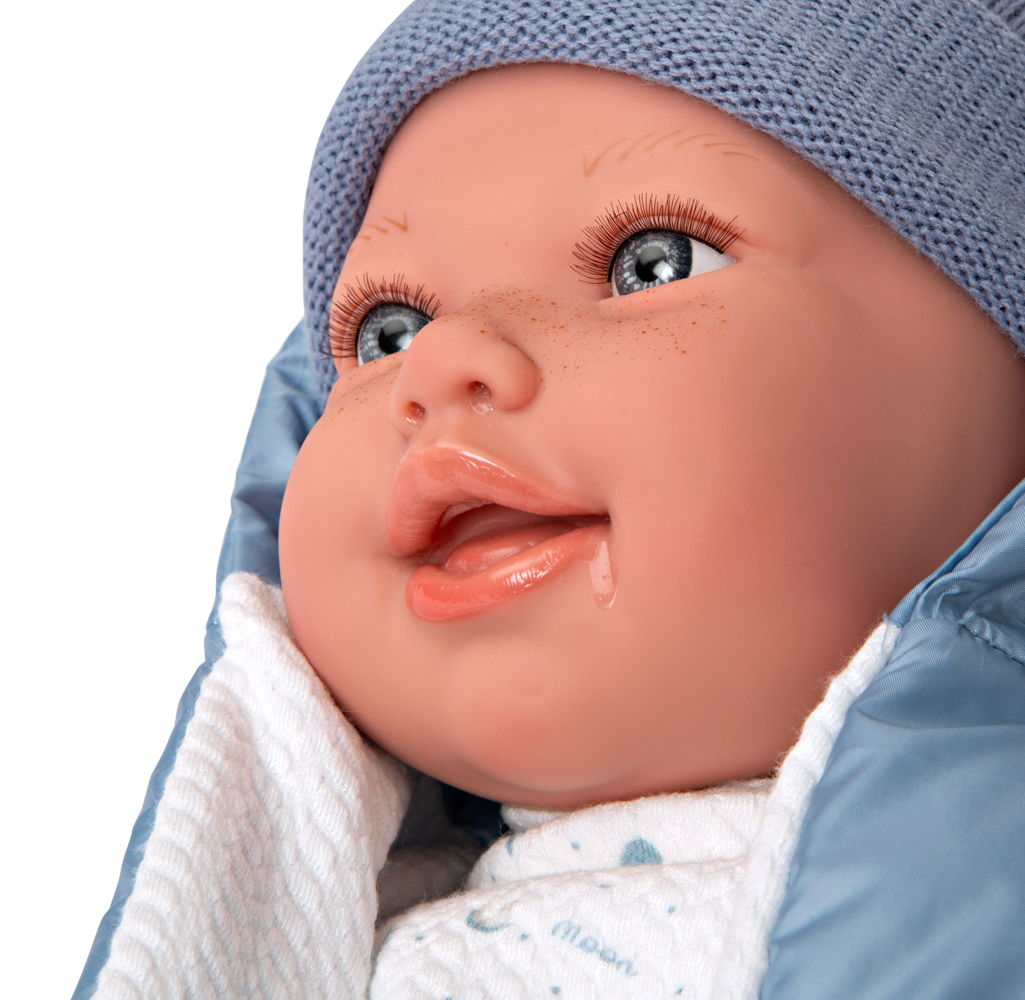 65377 Adi Blue Elegance Doll  (WEIGHTED DOLL)