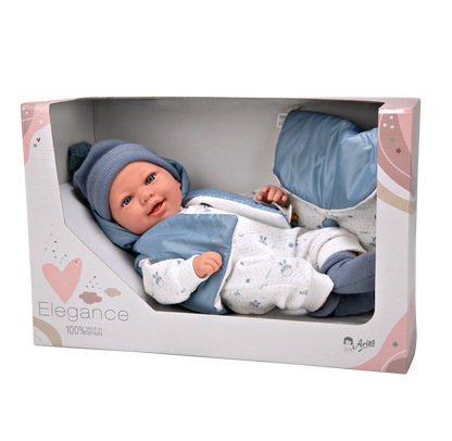 65377 Adi Blue Elegance Doll  (WEIGHTED DOLL)