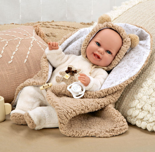 60828 Babyto Beige Elegance Doll (WEIGHTED DOLL)
