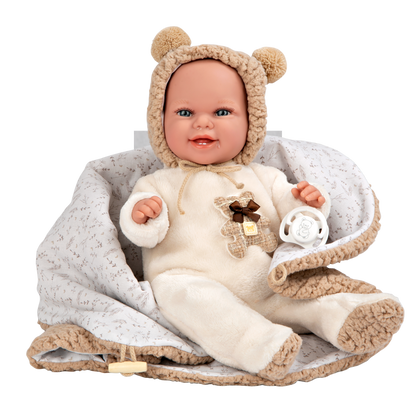 60828 Babyto Beige Elegance Doll (WEIGHTED DOLL)