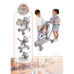 81777 Convertible 3x1 Doll's Pram Cityx Collection