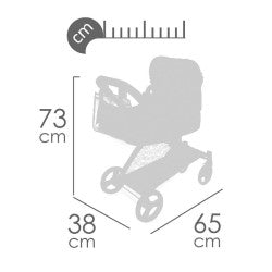 81777 Convertible 3x1 Doll's Pram Cityx Collection