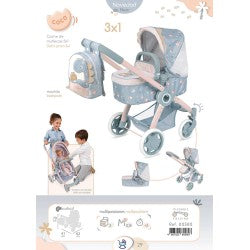 80580 Convertible 3x1 Pram Coco Collection