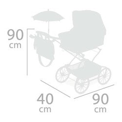 82078 Reborn Pram XL Verona Collection