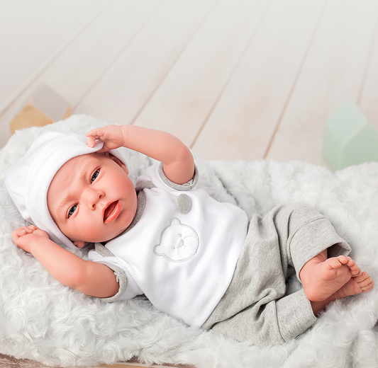60593 DAFNE Grey Elegance Doll with Weight