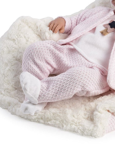 10219  Lucia Crying Newborn Baby Doll 46cm